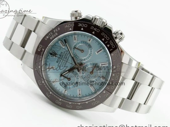 MiroTime 0423 Daytona 116506 Clean 1:1 Best Edition Ice Blue Dial Crystal Markers on SS Bracelet SA4130 V Popular 1702